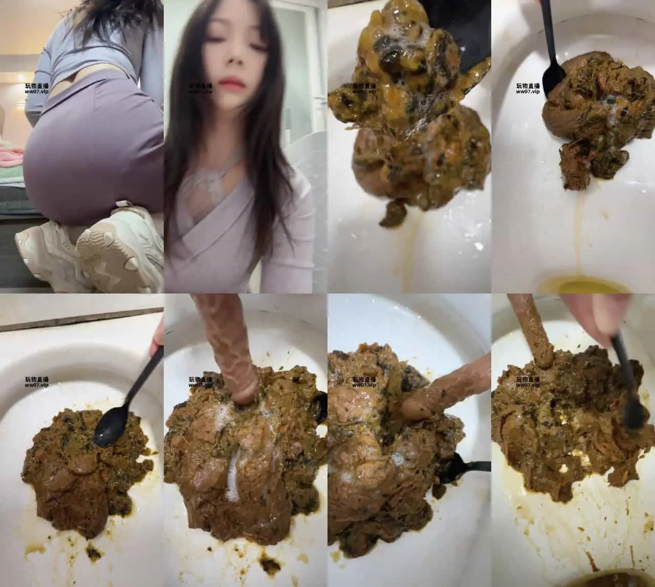 兔兔酱sama – 吃屎臭马桶进