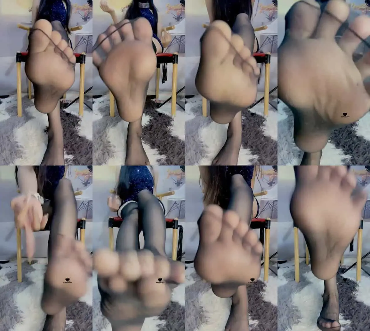 大二苒苒 – 拍手黑丝倒计时